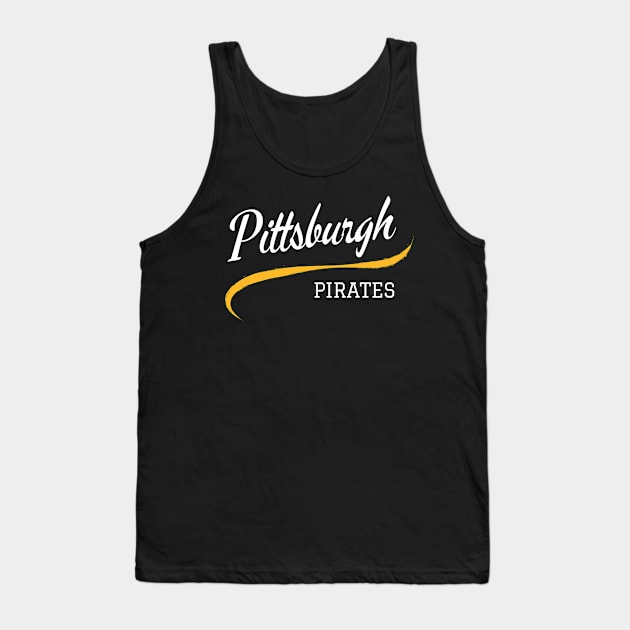 Pirates Retro Tank Top by CityTeeDesigns